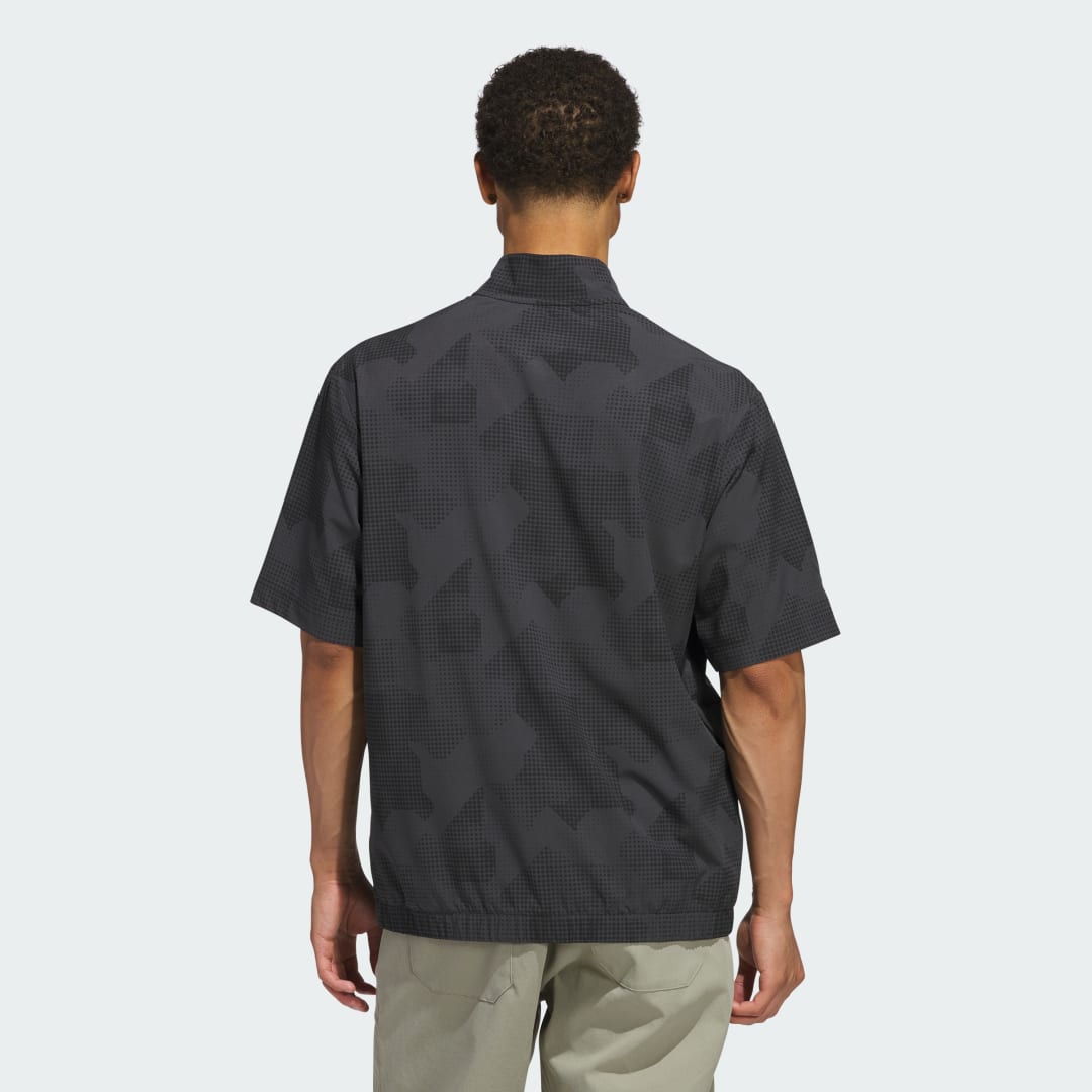 Adidas Go-to DWR Pullover met Korte Mouwen en Halflange Rits