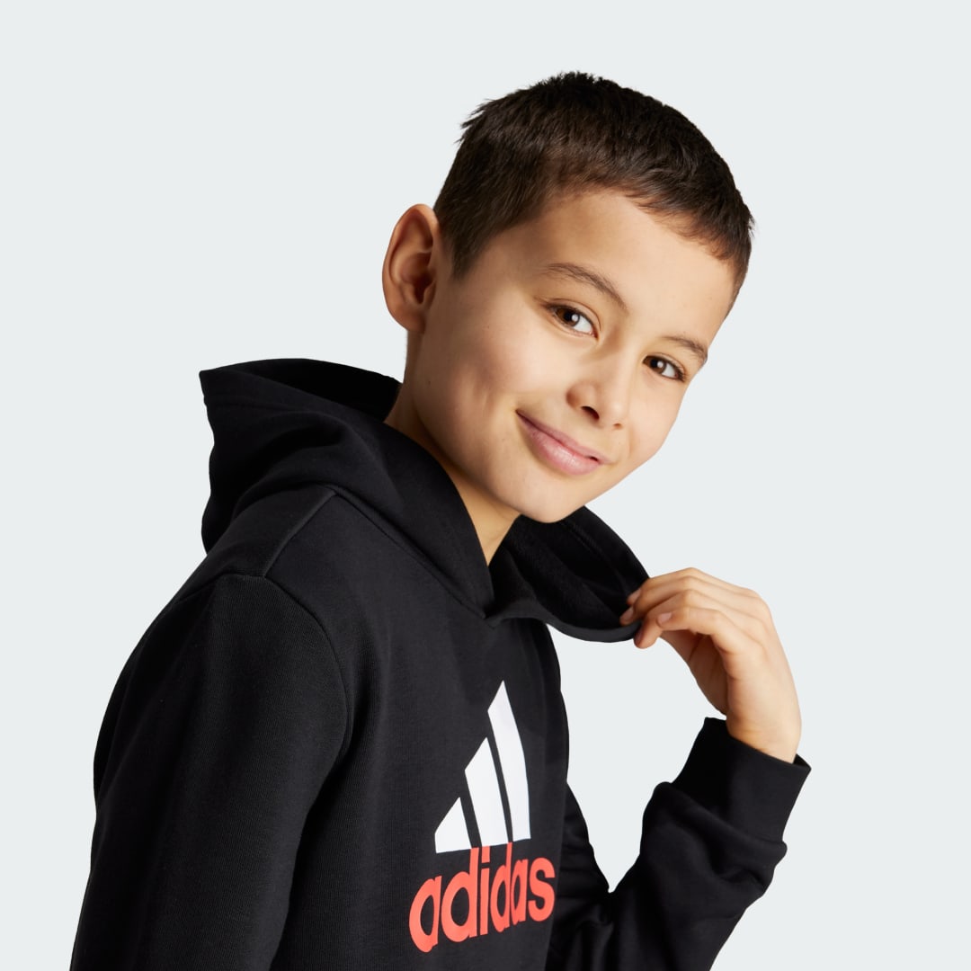 Adidas Essentials Two-Colored Big Logo Katoenen Hoodie