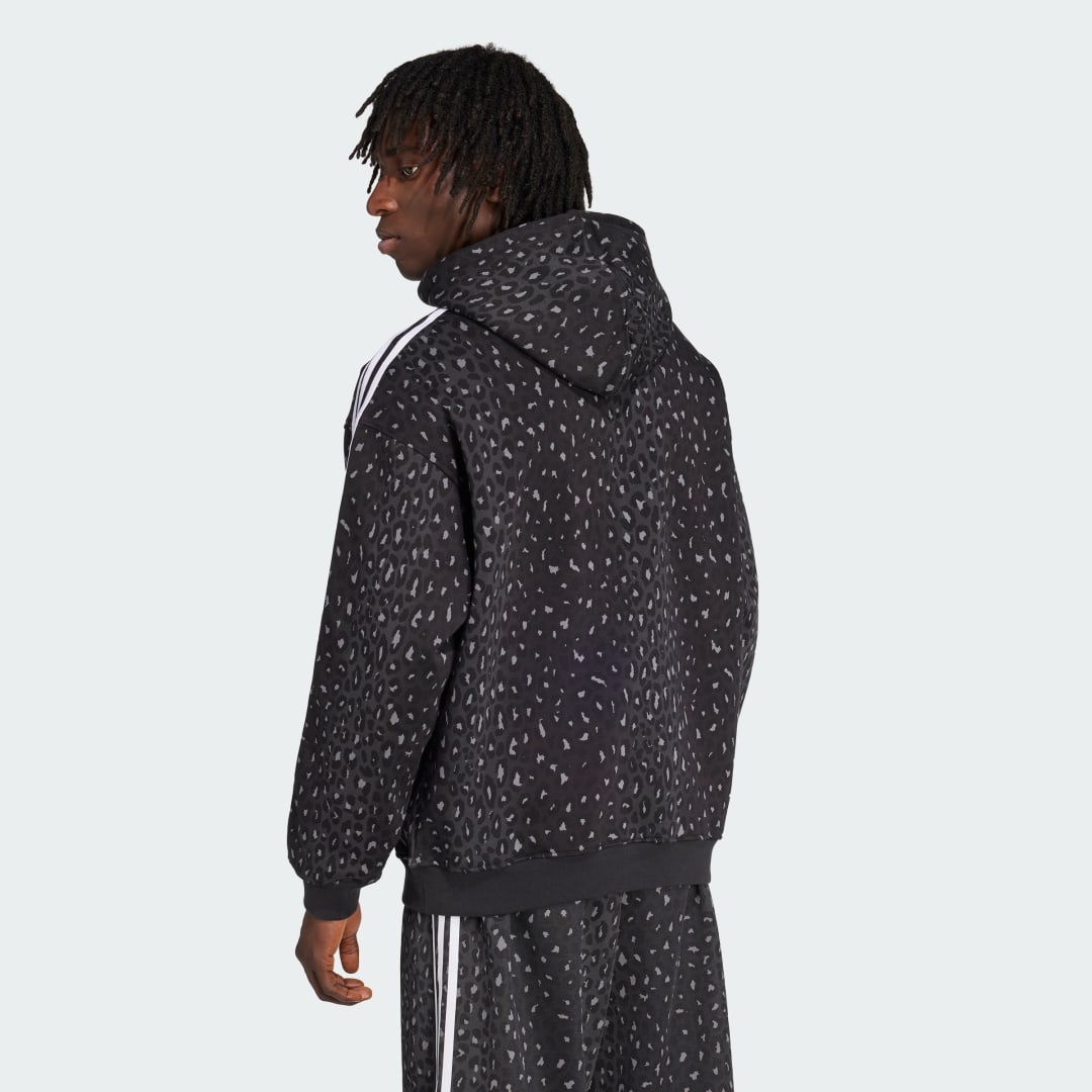 Thumbnail - Leo All Over Print Loose Hoodie