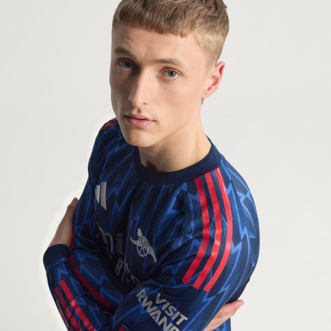 Adidas Arsenal 25 26 Authentiek Uitshirt met Lange Mouwen