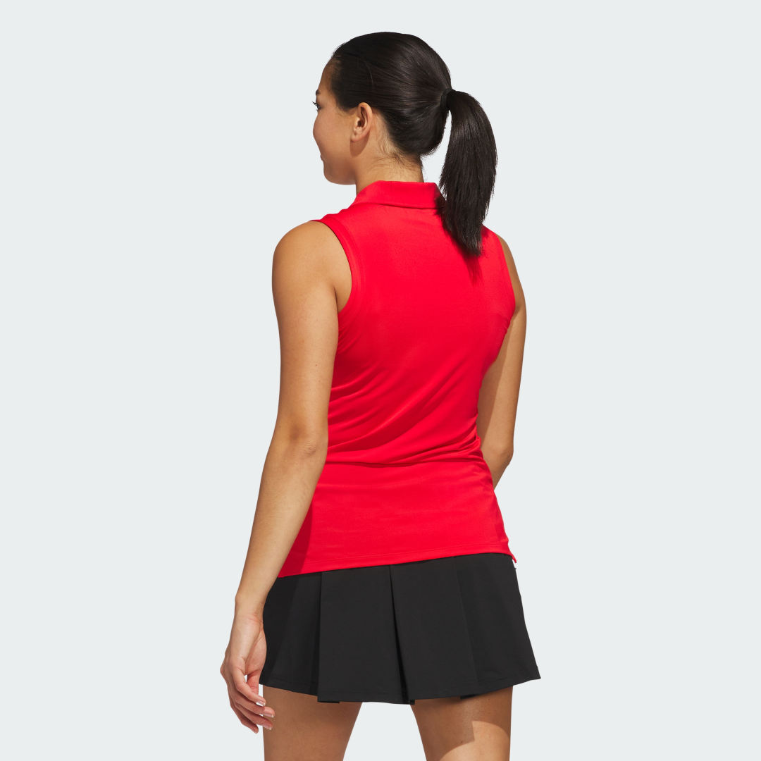Adidas Ultimate365 Solid Mouwloos Poloshirt