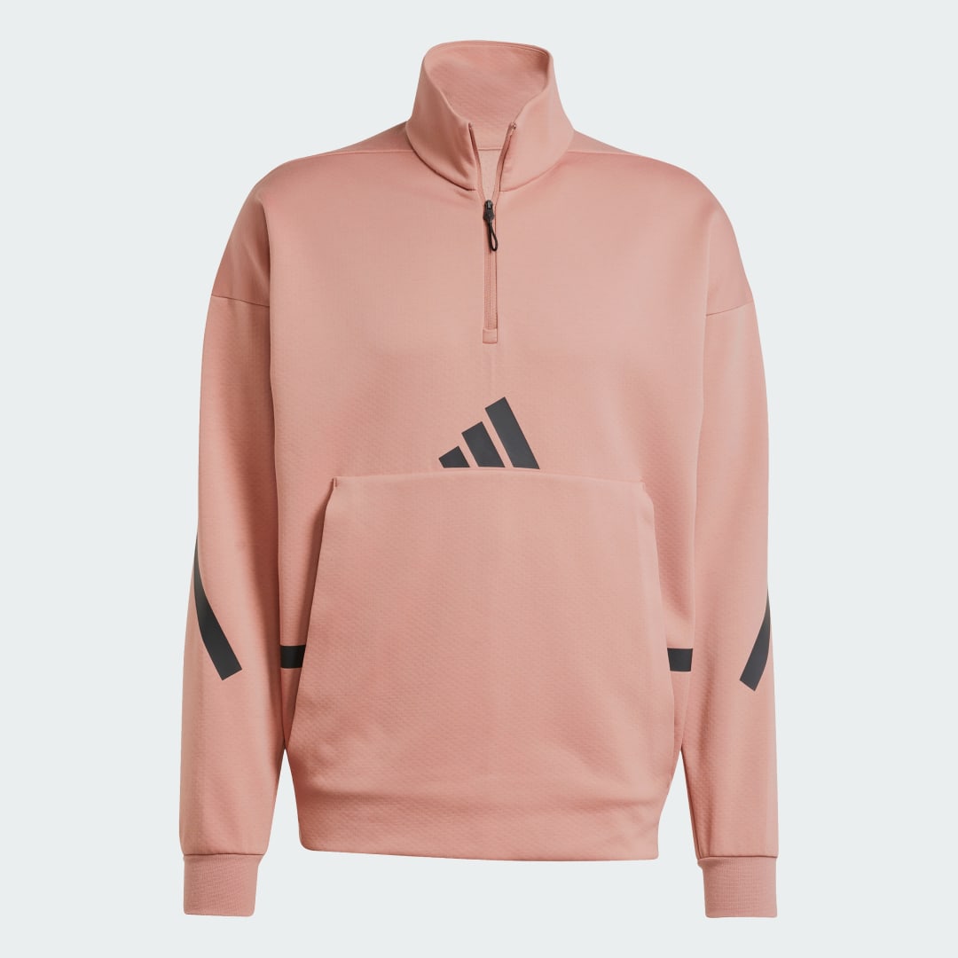 Adidas Z.N.E. Sweatshirt met Korte Rits