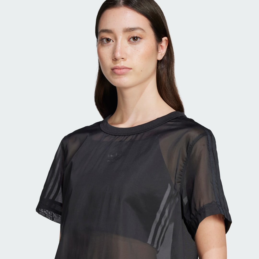 Adidas Adicolor Sheer 3-Stripes T-shirt