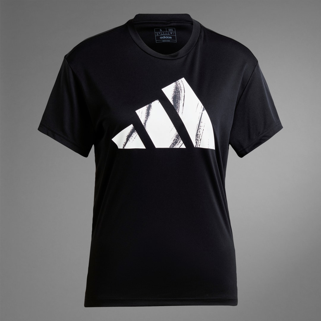 

adidas Playera Run It Brand Love Mujer, Negro