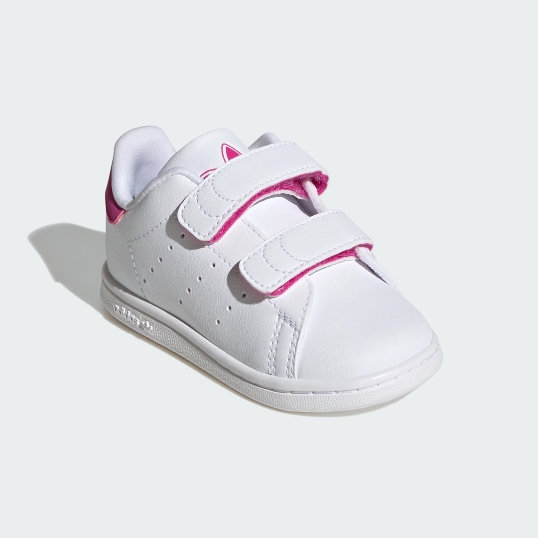 Adidas Stan Smith sneaker Cloud White / Cloud White / Semi Lucid Fuchsia