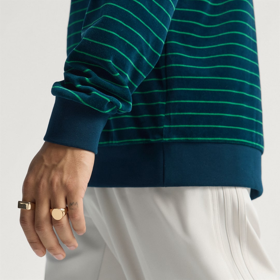 Adidas Originals Velour Longsleeve Polo