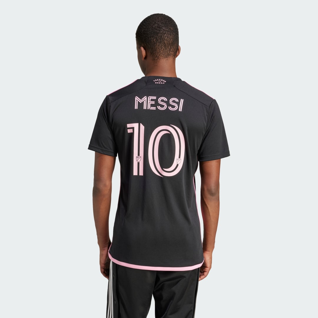 Adidas Inter Miami CF 2023 24 Messi #10 Away Shirt Black- Heren Black