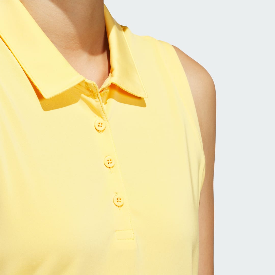 Adidas Ultimate365 Solid Mouwloos Poloshirt