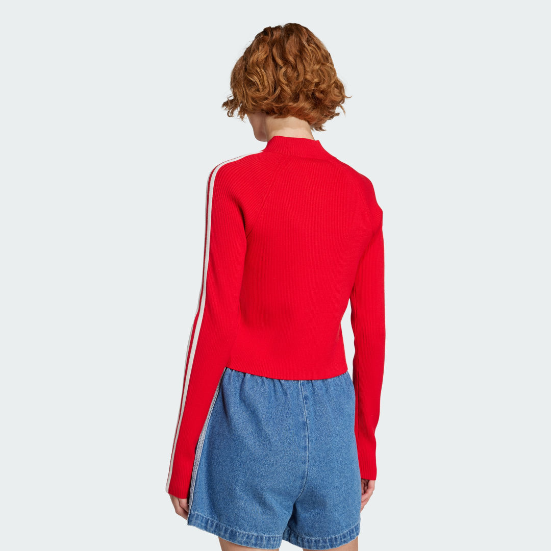 Thumbnail - Adicolor 3-Streifen Slim Knit Originals Jacke