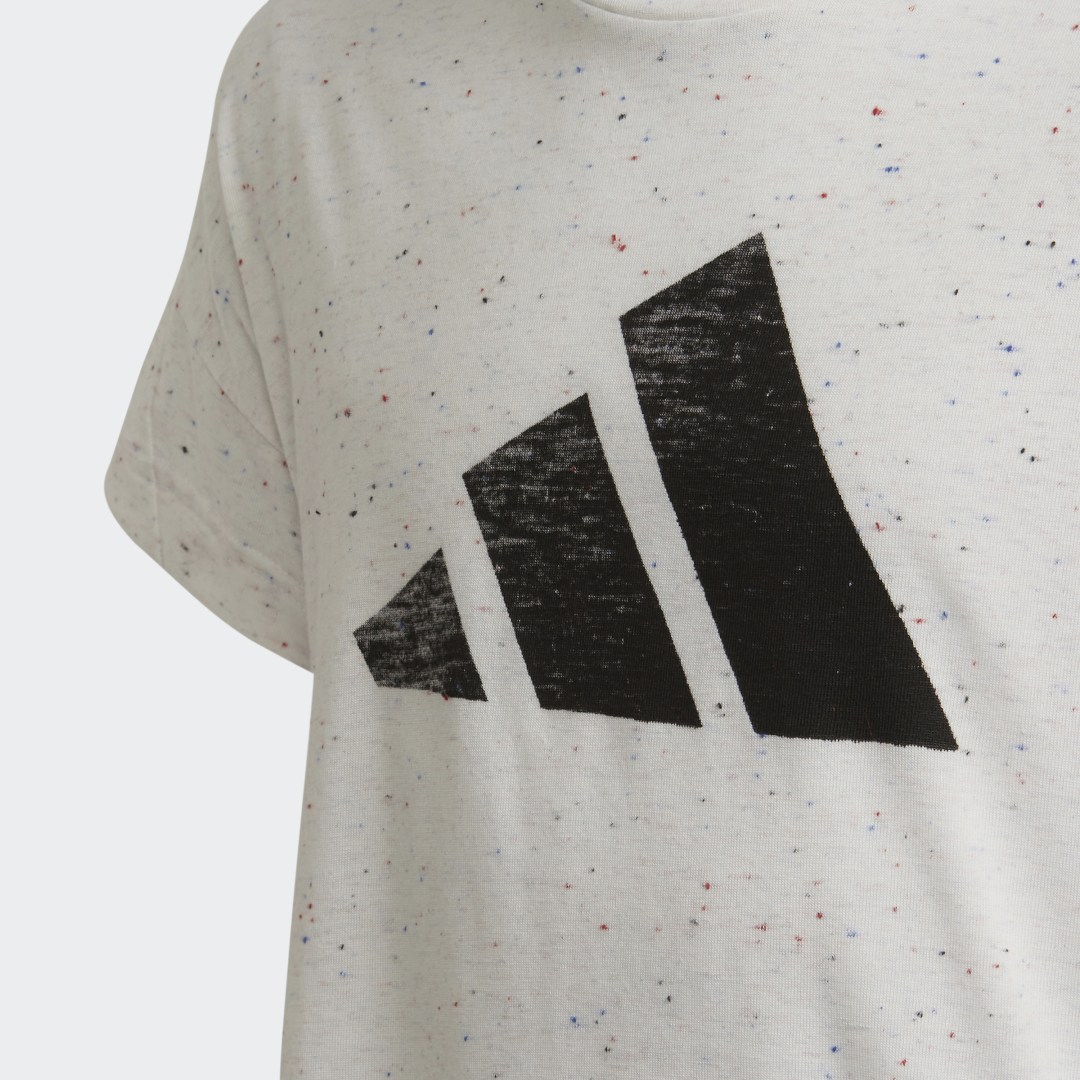 фото Футболка свободного кроя future icons 3-stripes logo adidas performance