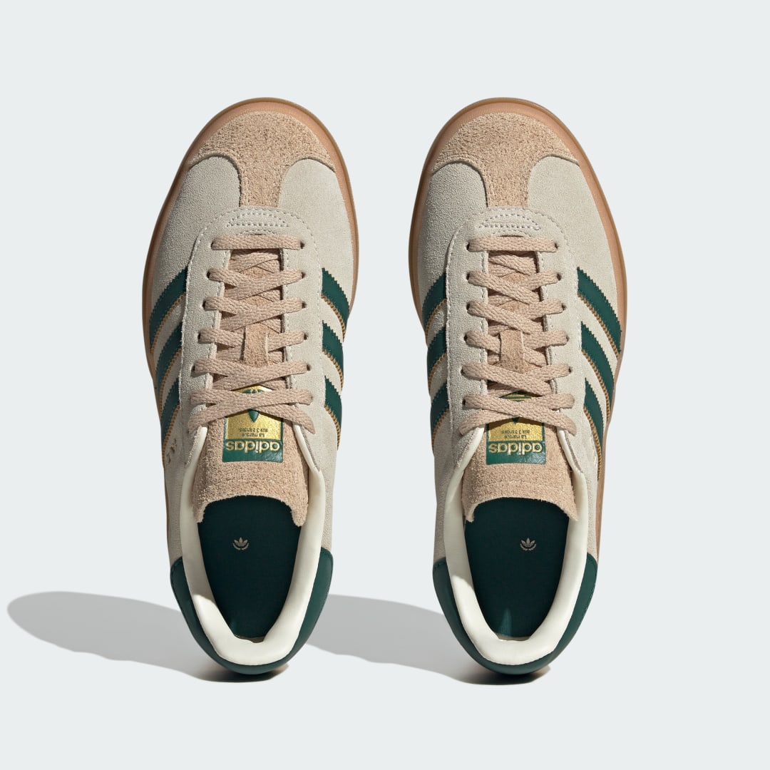 Adidas Gazelle sneaker Cream White / Collegiate Green / Magic Beige