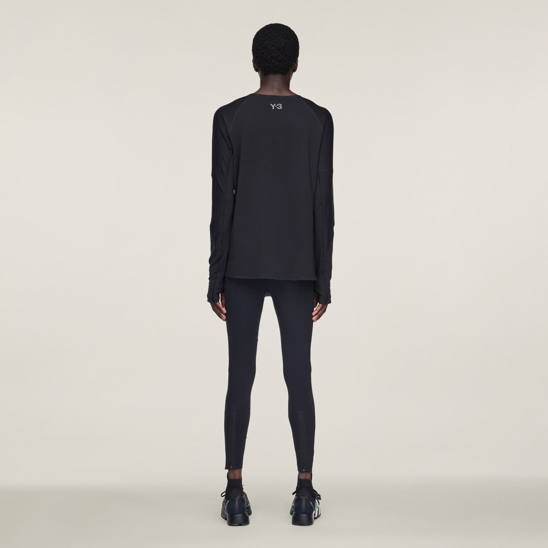 T shirt Y 3 Running Long Sleeve - vue 3