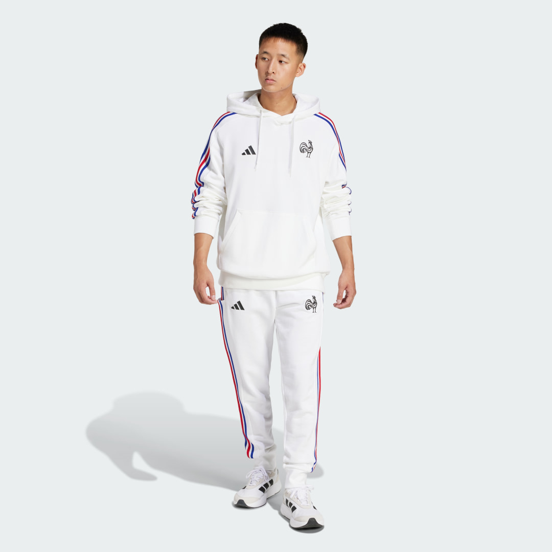 Adidas France Essentials 3-Stripes Hoodie