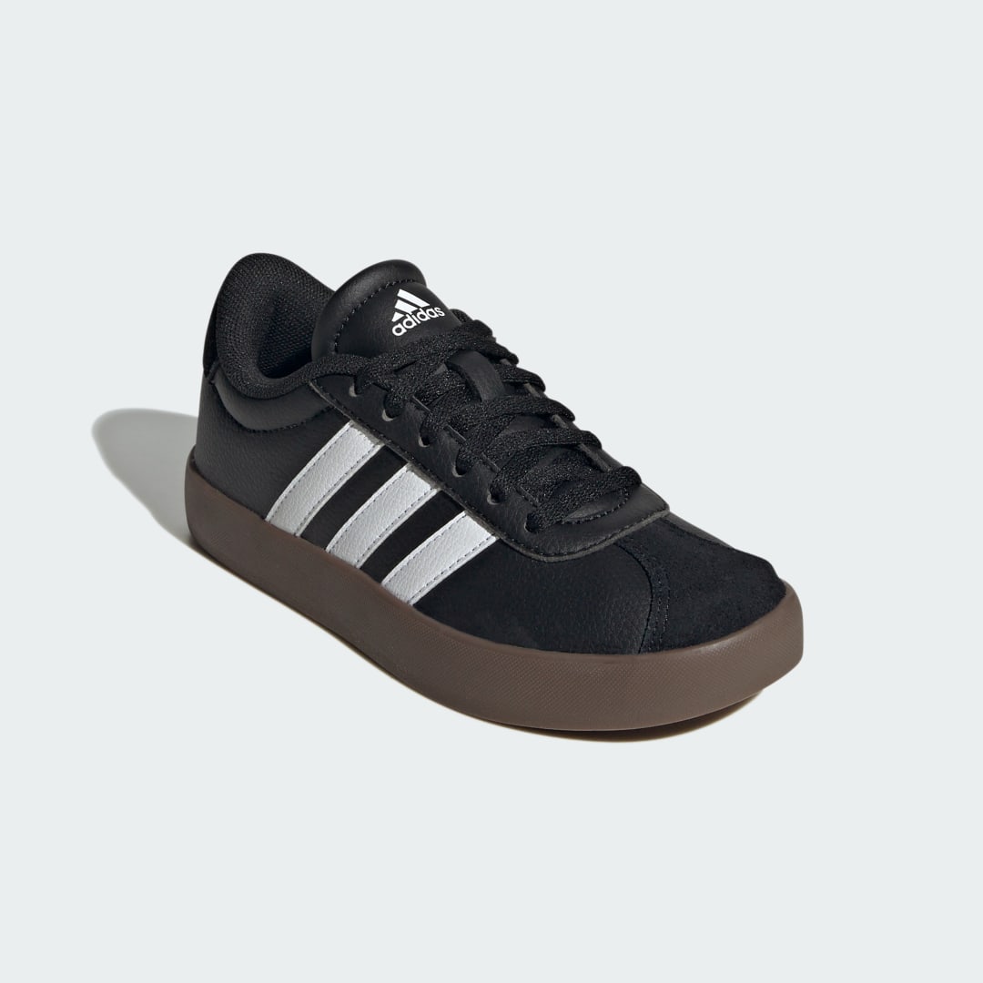 

adidas Tenis VL Adidas Court 3.0 Niños, Negro/blanco/gum