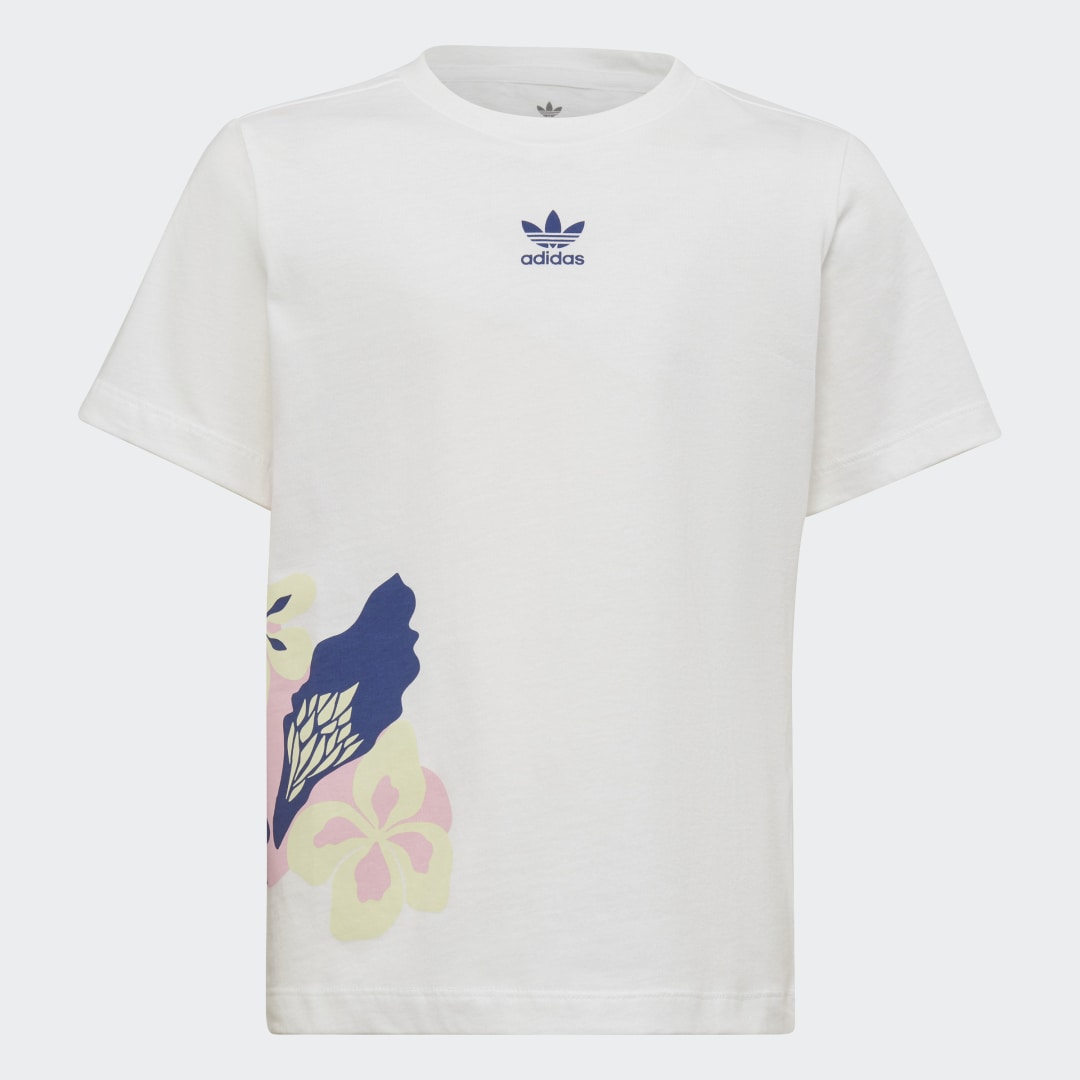 фото Футболка flower print adidas originals