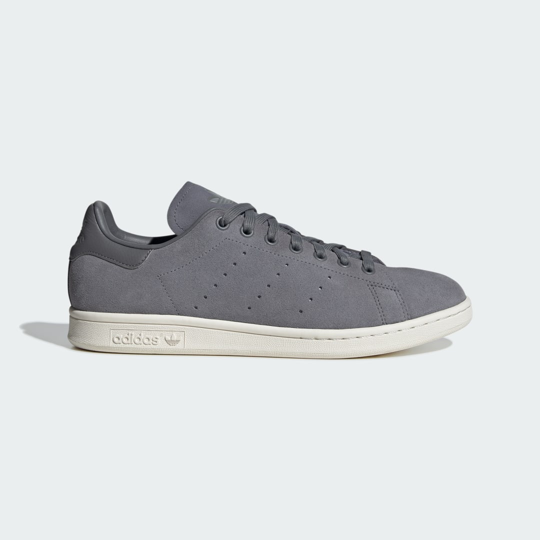 Image of adidas Stan Smith Shoes Grey 5.5 - Men Lifestyle Athletic & Sneakers
