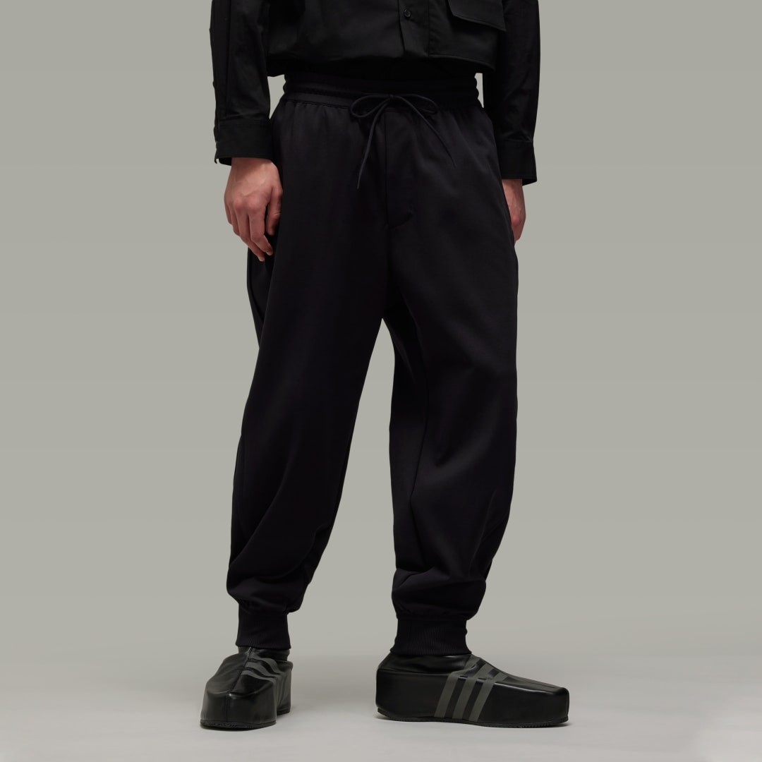 Y-3 Zwarte nylon joggers voor heren Black Heren