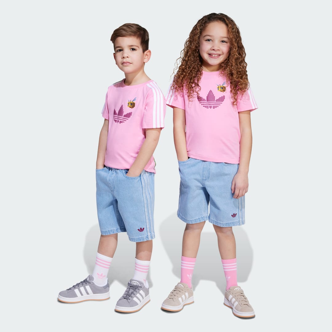 Thumbnail - adidas Originals x Minecraft T-Shirt und Shorts Set