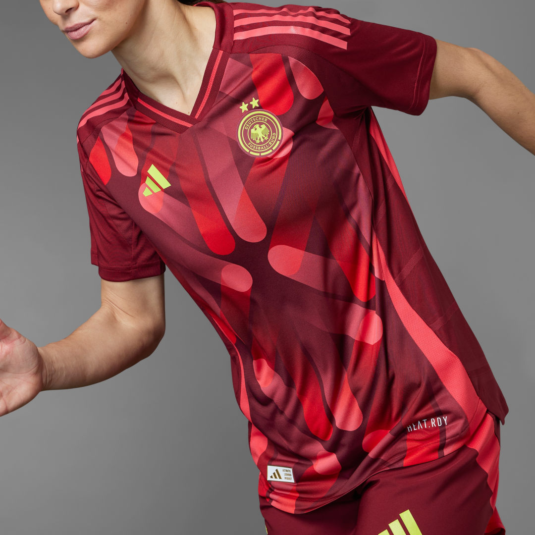 Adidas Duitsland 25 (Vrouwenelftal) Authentiek Uitshirt