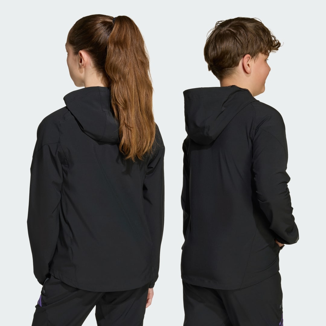 Thumbnail - Manchester United Tiro 25 Competition Vis Tech Kids Travel Jacke