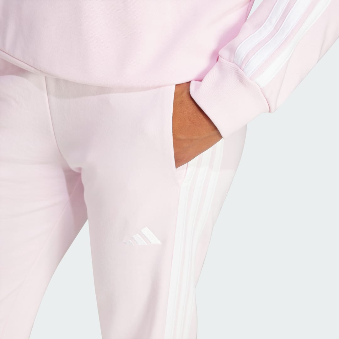 Adidas Essentials 3-Stripes French Terry Cuffed Broek