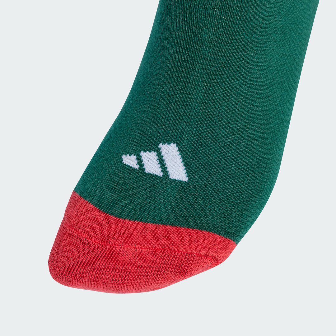 LOT DE 3 PAIRES CHAUSSETTES MI MOLLET adidas CHRISTMAS GRAPHIC - vue 2