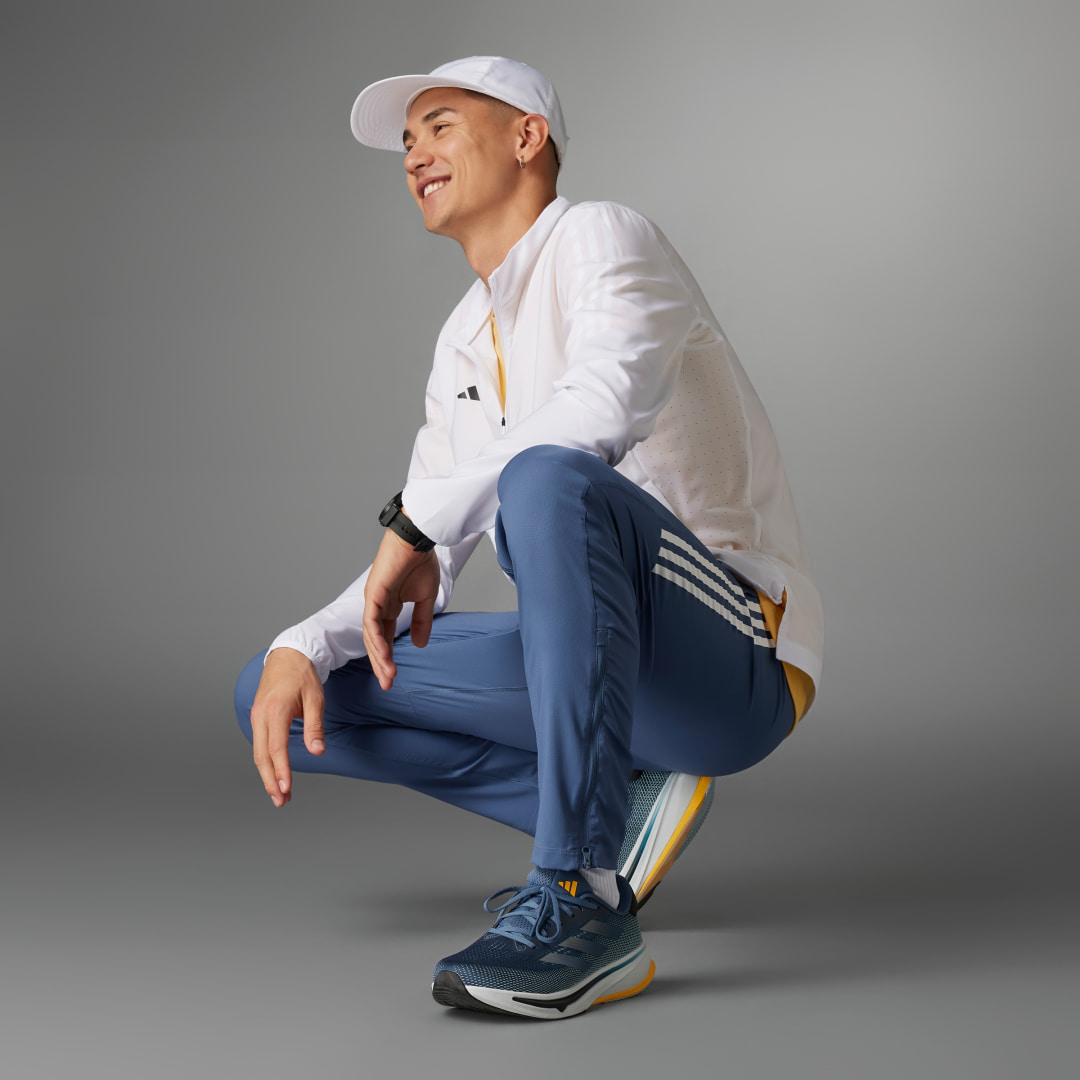 

adidas Pantalón Own the Run 3 Rayas Hombre