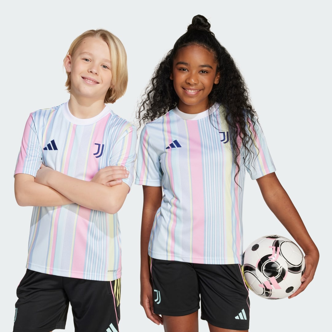 Adidas Juventus 25 26 Pre-Match Voetbalshirt Kids