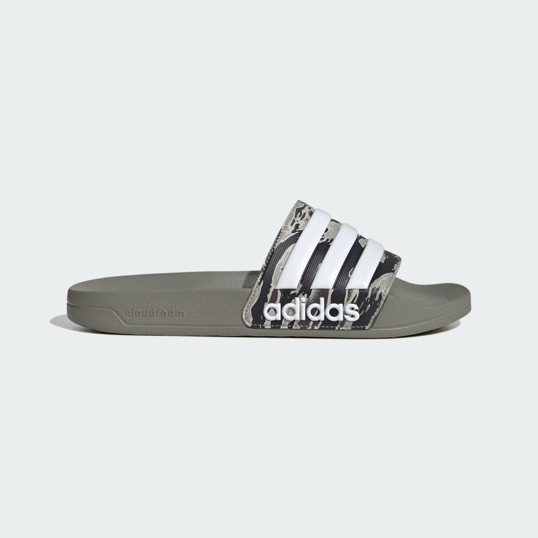 Adidas Adilette sneaker Silver Pebble / Silver Pebble / Cloud White