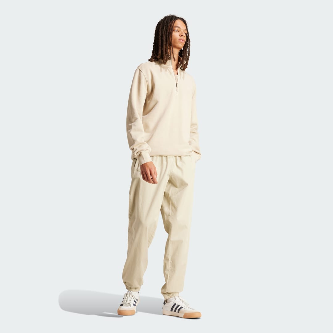 Adidas Originals Trefoil Essentials+ Dye Half Zip Crew Sweatshirt