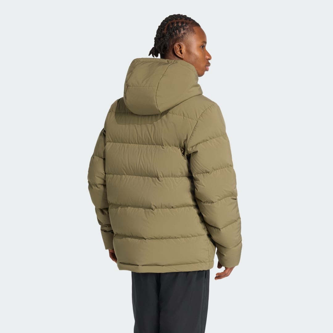 Adidas Helionic CLIMAWARM Donsjack met Capuchon