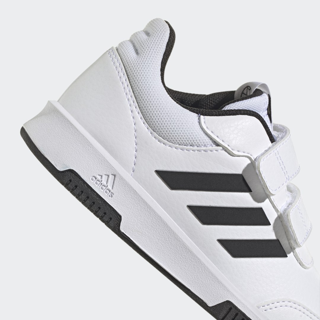 

adidas Tenis Tensaur Tira Ajustable de Cierre por Contacto Niño, Blanco/negro/negro