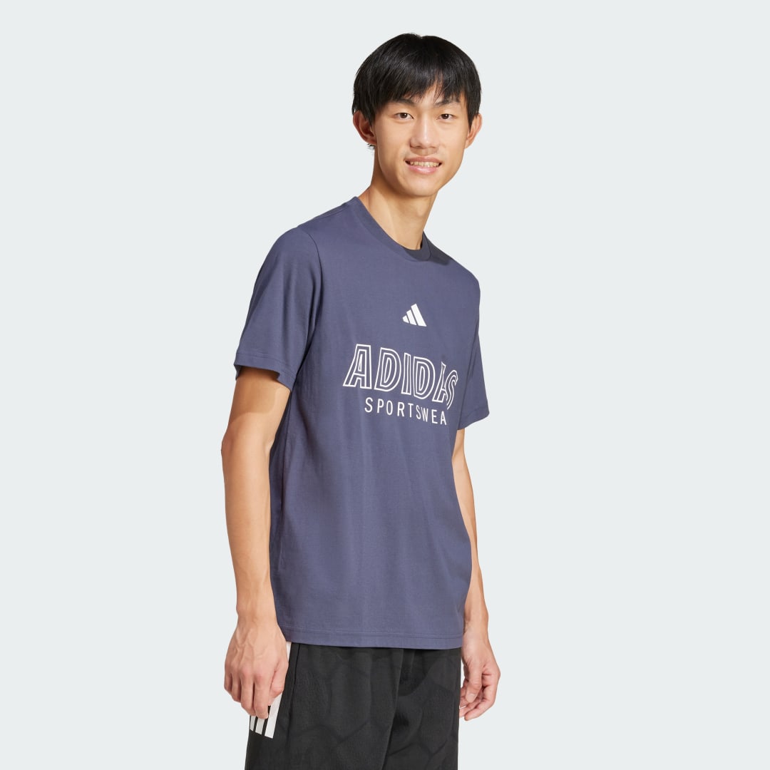 Thumbnail - House of Tiro Linear Graphic T-Shirt