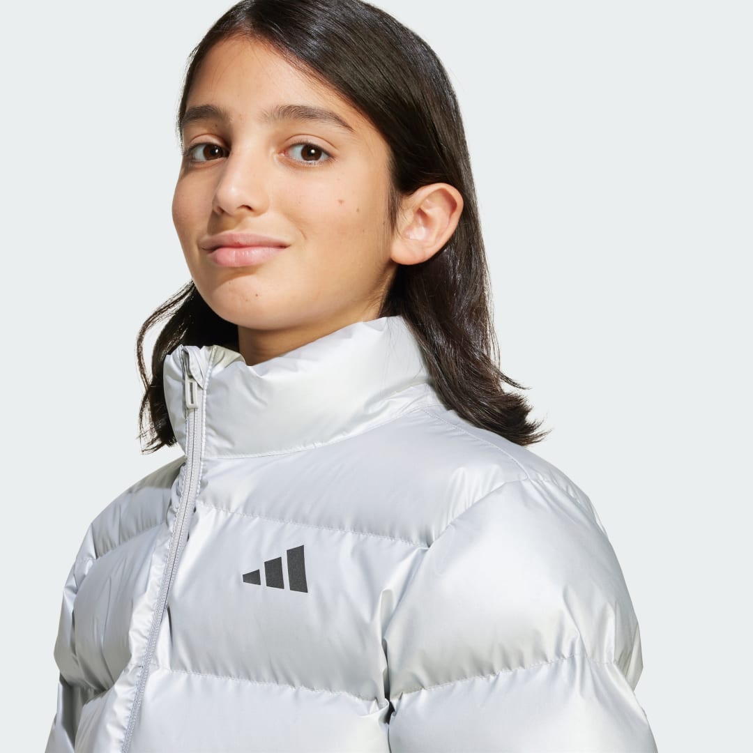 Adidas Synthetisch Glam Donsjack voor kinderen