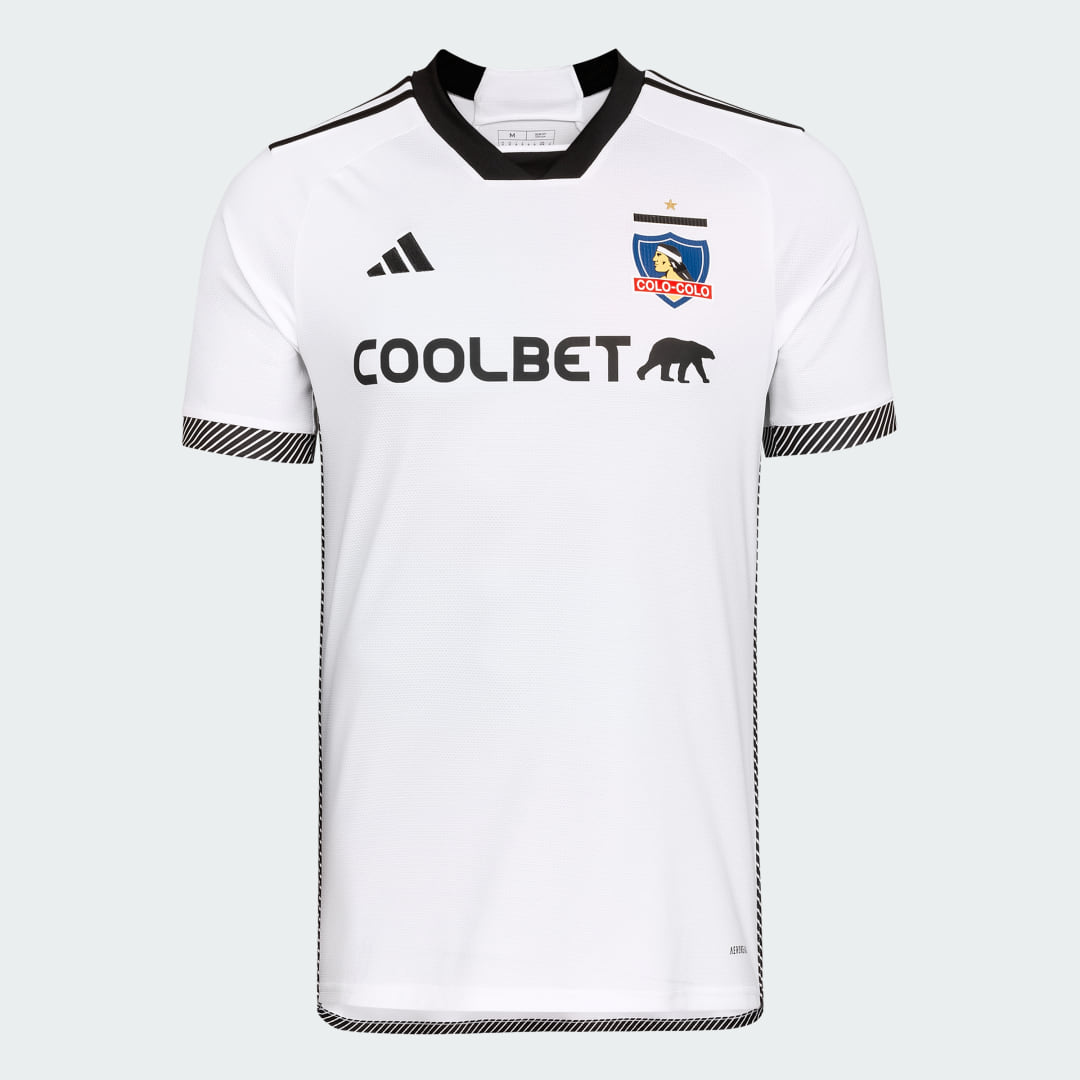 

adidas Camiseta Local Colo-Colo 2024 Camiseta Local Colo-Colo 2024 Hombre  - Hombre Fútbol, Blanco / negro