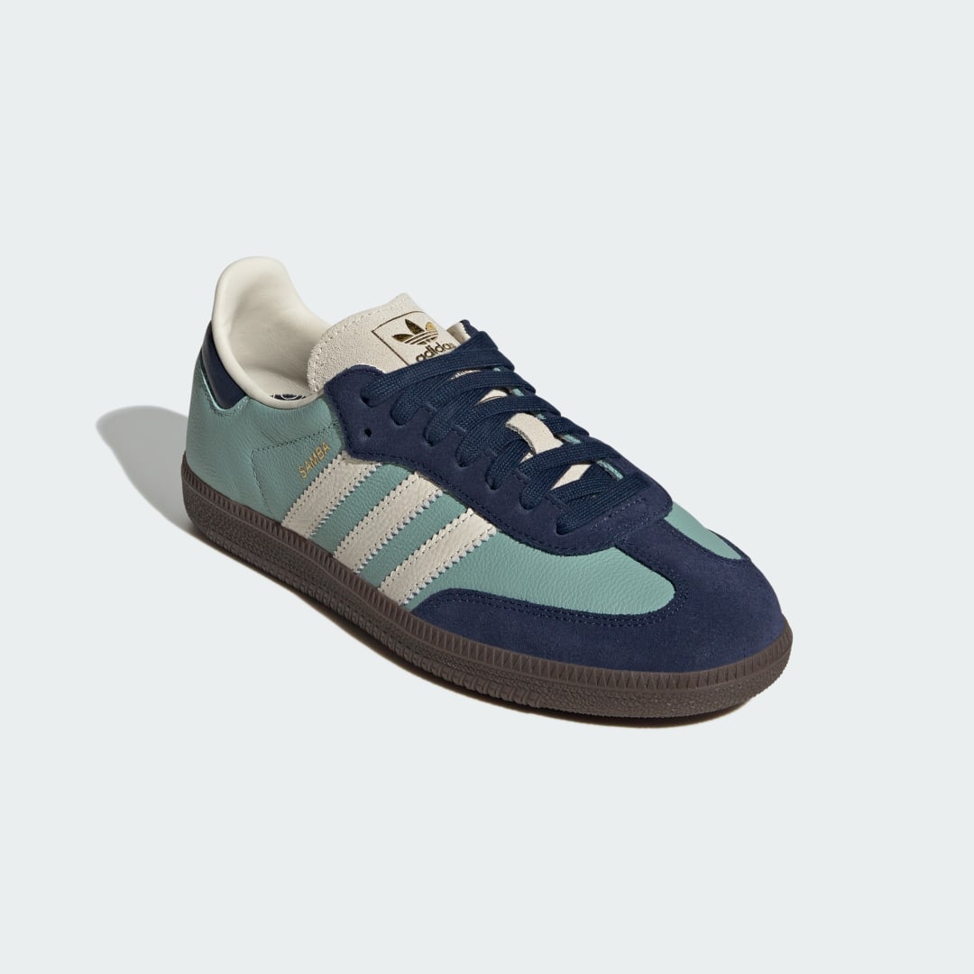 Adidas Samba sneaker Hazy Green / Cream White / Night Indigo