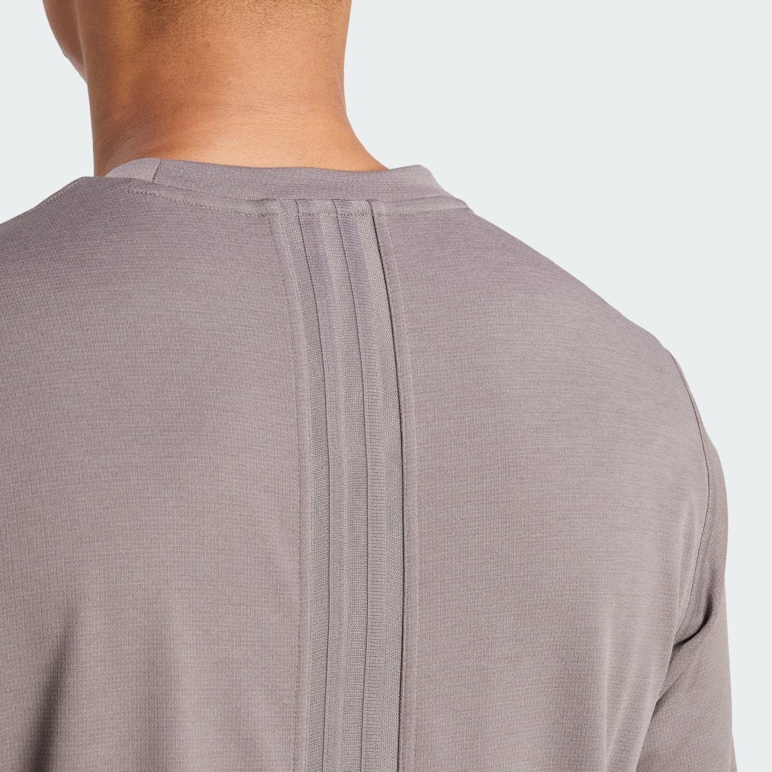 

adidas Camiseta HIIT Workout 3 Rayas Hombre