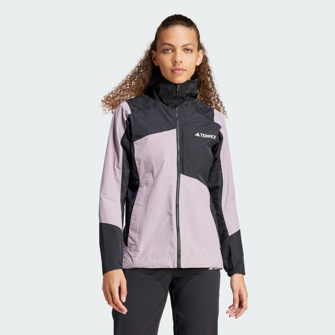 

adidas Chaqueta TERREX Xperior Hybrid RAIN.RDY Chaqueta TERREX Xperior Hybrid RAIN.RDY Mujer  - Mujer Senderismo, Preloved fig / negro
