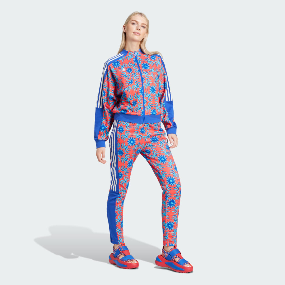 

Chaqueta Deportiva Tiro adidas x FARM Rio Mujer, Rojo