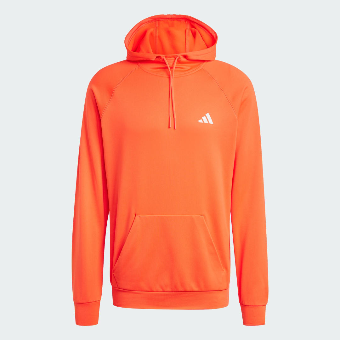 Adidas Game and Go Training Small Logo 3-Stripes Hoodie