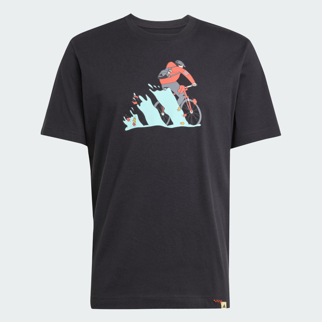 T shirt adidas Doogle Hunt Bike Graphic - vue 4