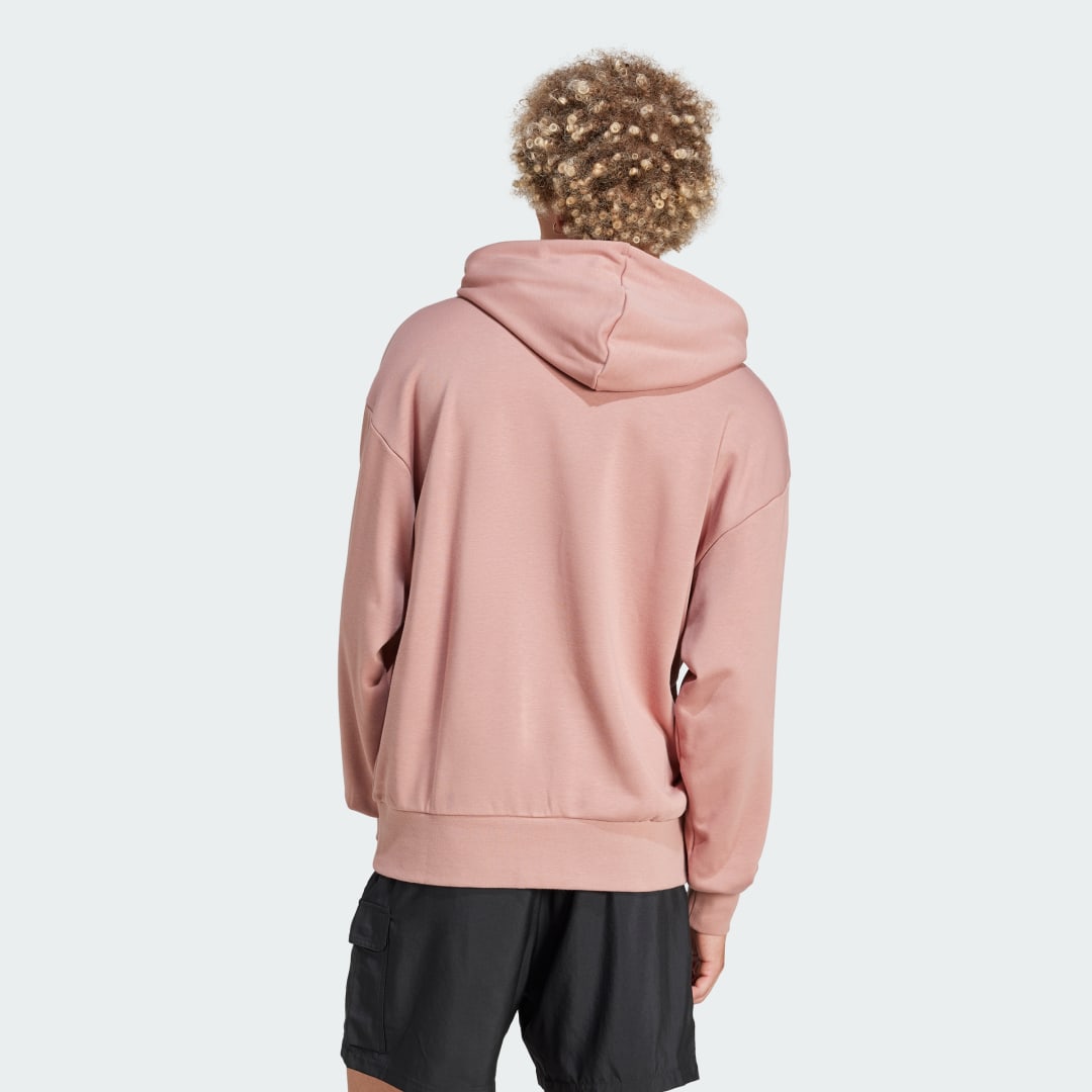 Adidas Essentials Loose-Fit 3 Bar Logo French Terry Hoodie