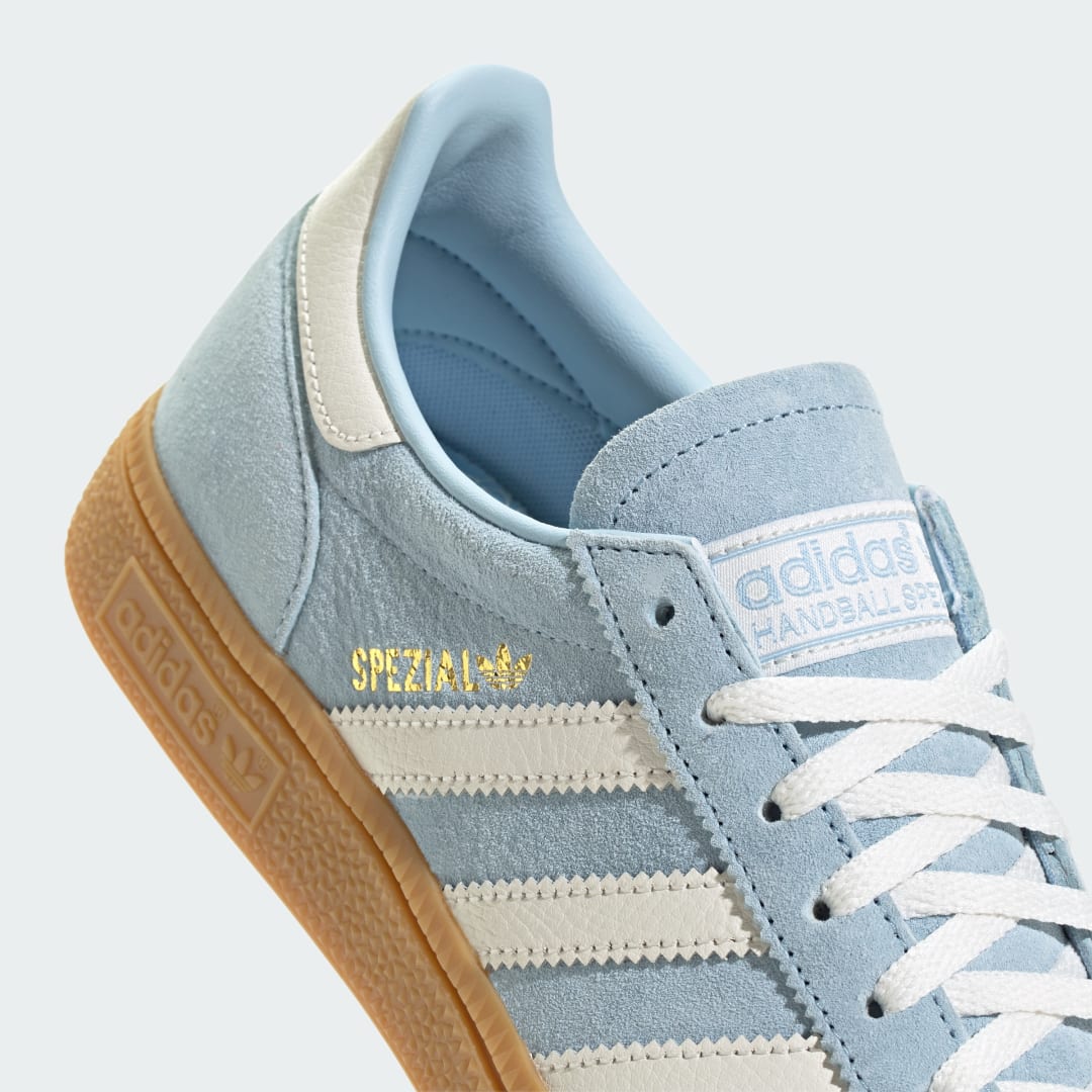 

adidas Tenis Handball Spezial Mujer, Clear sky/blanco/gum