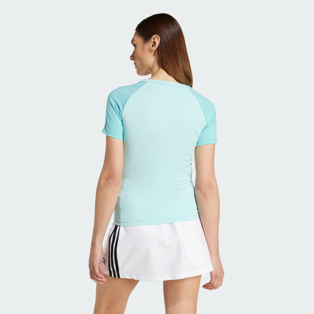 Adidas Adicolor 3-Stripes Raglan Slim-fit T-shirt