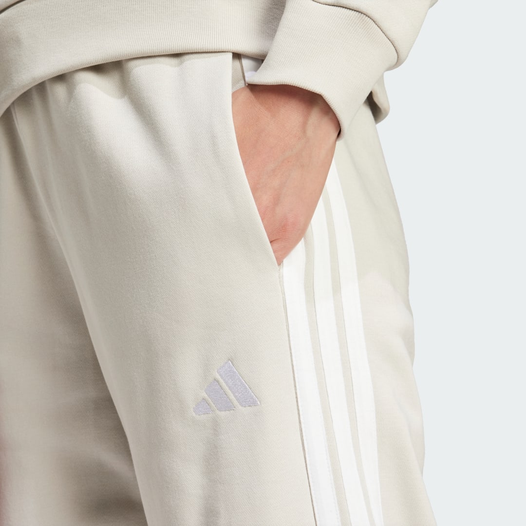 Adidas Essentials 3-Stripes Open Hem French Terry Broek