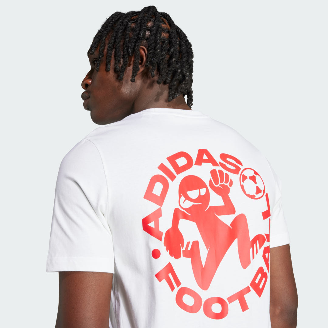 Adidas Football Sticker Graphic T-shirt