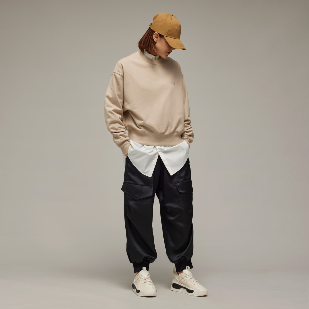 

adidas FT Crew Sweat Mujer, Clay marrón
