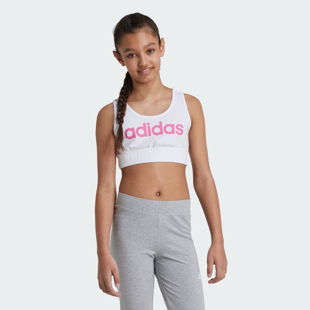 Adidas Essentials Linear Logo Katoenen Behatopje