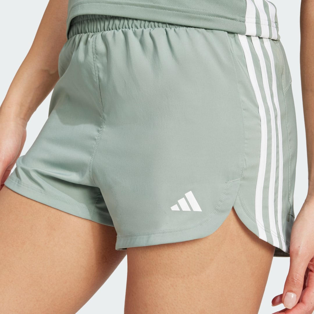 Adidas Pacer Training 3-Stripes Geweven High-Rise Short