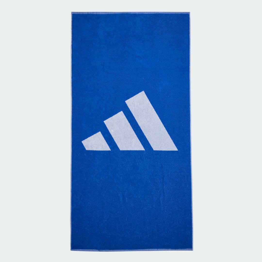 Adidas Large 3 Stripes Towel Azul